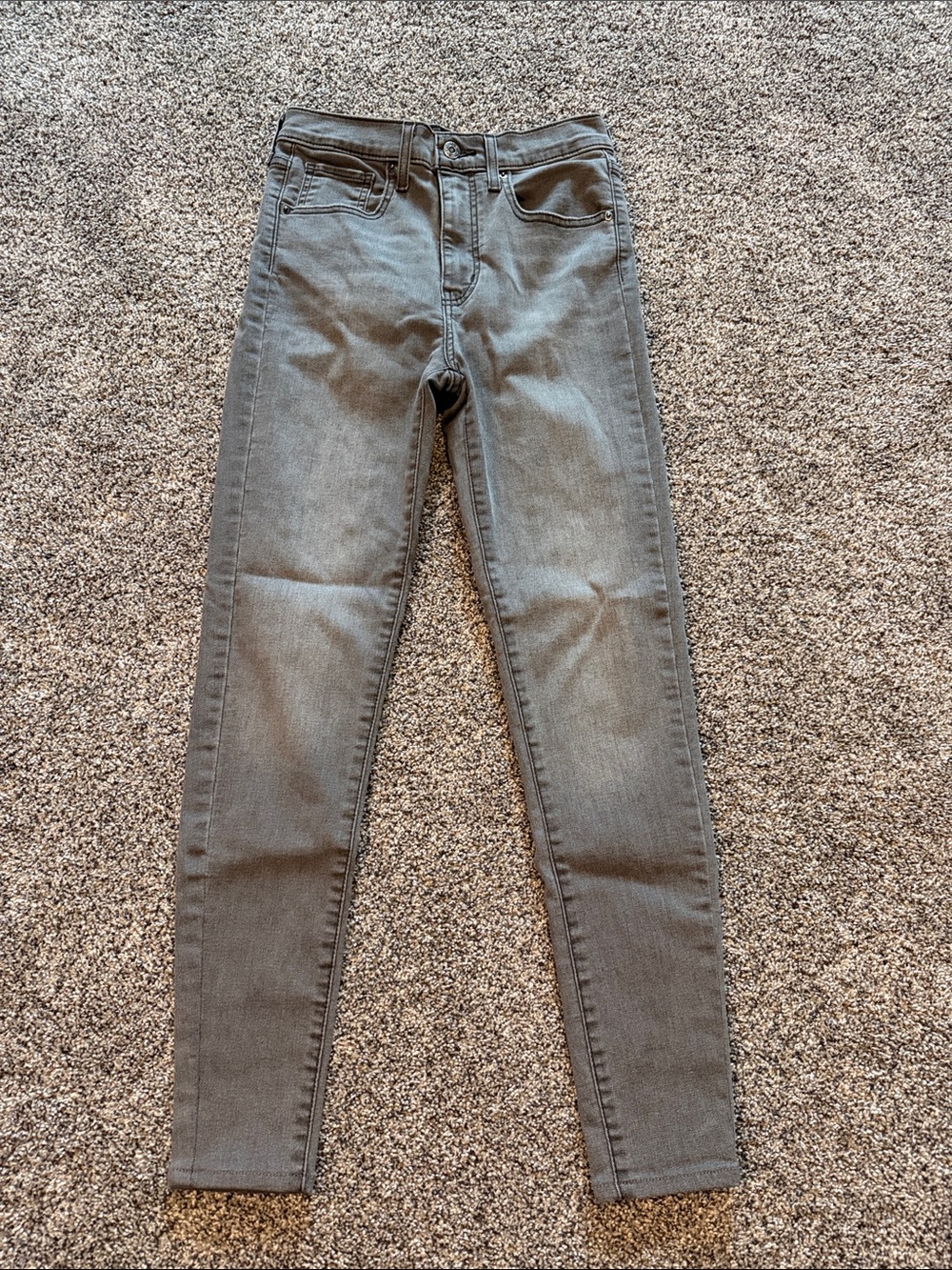 Women's Levi’s Mile High Super Skinny Gray Jeans
